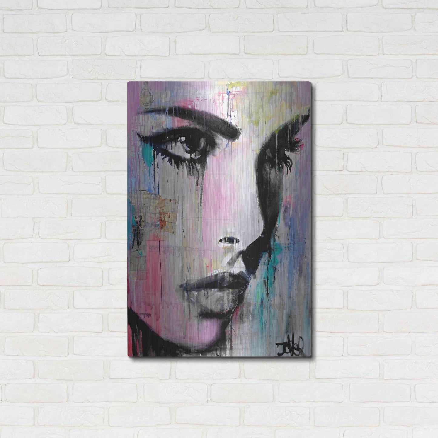 Luxe Metal Art 'Tempest' by Loui Jover, Metal Wall Art,24x36