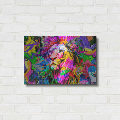 Luxe Metal Art 'Lion,' Metal Wall Art,24x16