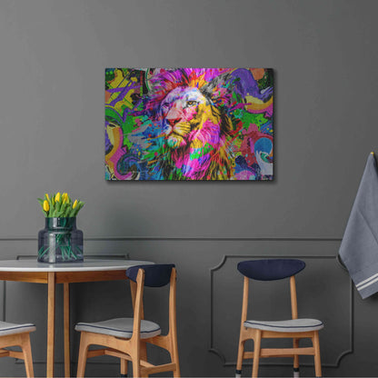 Luxe Metal Art 'Lion,' Metal Wall Art,36x24