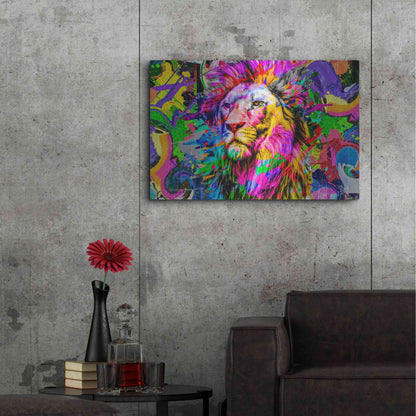 Luxe Metal Art 'Lion,' Metal Wall Art,36x24