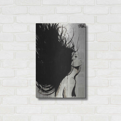 Luxe Metal Art 'The New Minstrel' by Loui Jover, Metal Wall Art,16x24