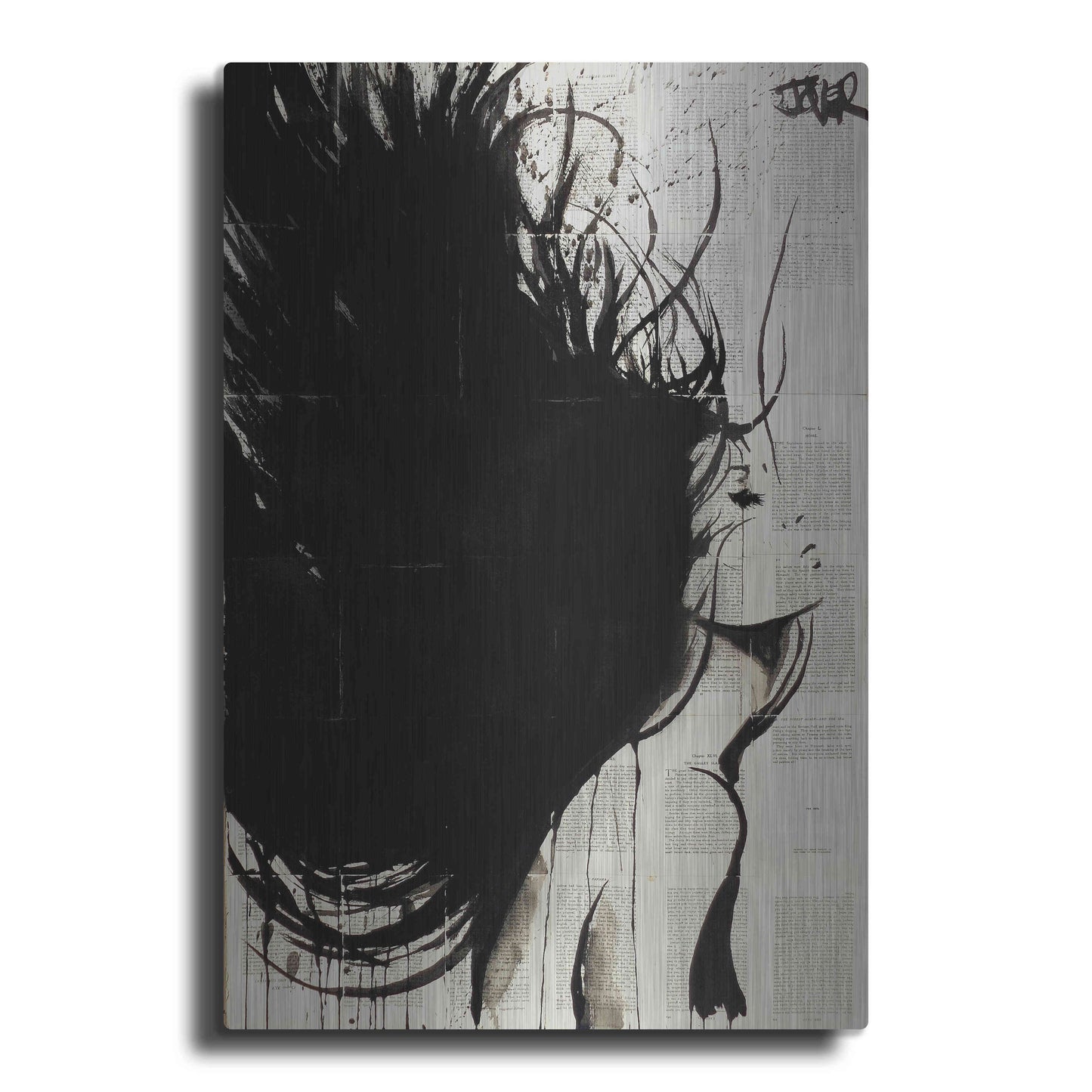 Luxe Metal Art 'The New Minstrel' by Loui Jover, Metal Wall Art
