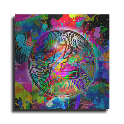 Luxe Metal Art 'Lite Coin,' Metal Wall Art