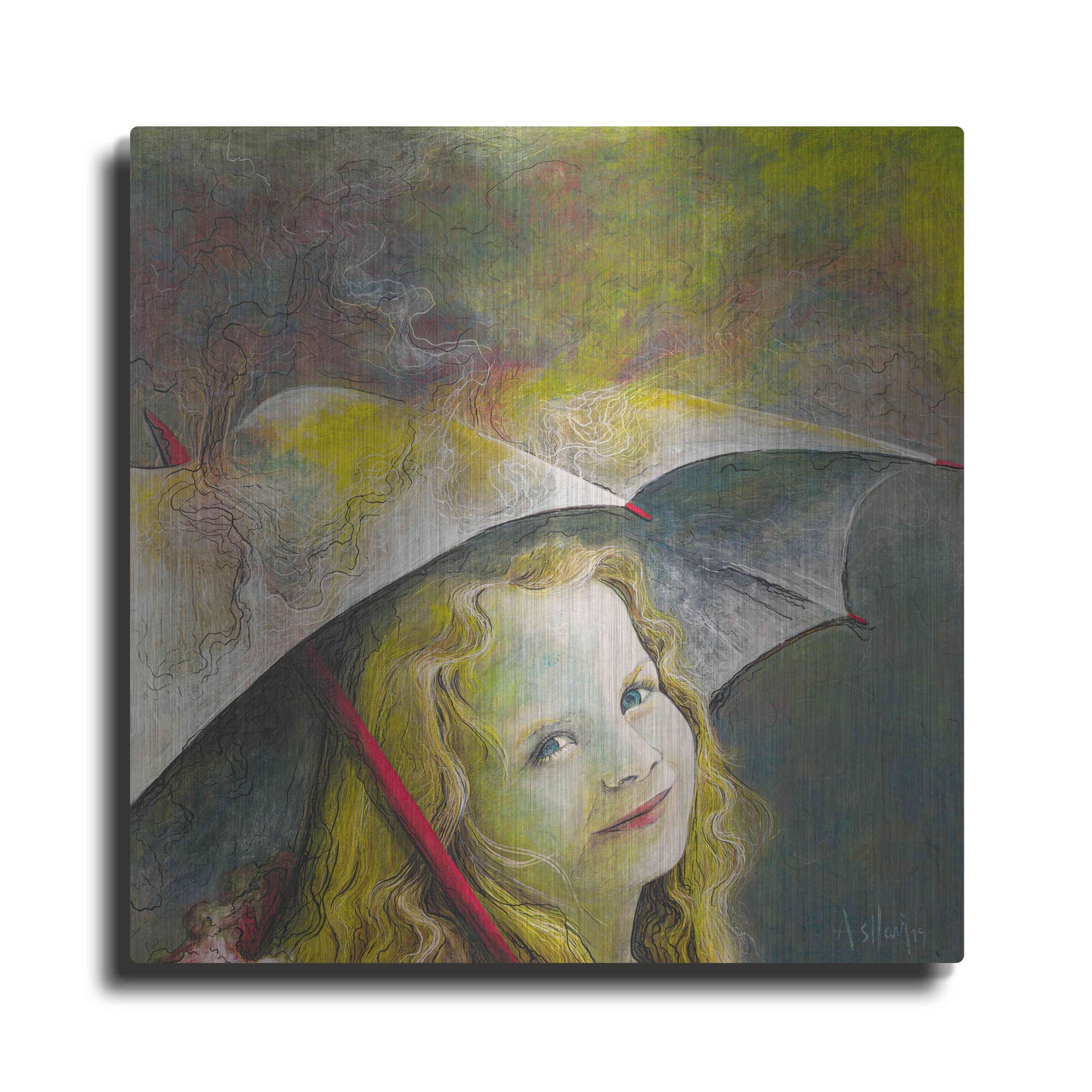 Luxe Metal Art 'Rona' by Samedin Asllani, Metal Wall Art