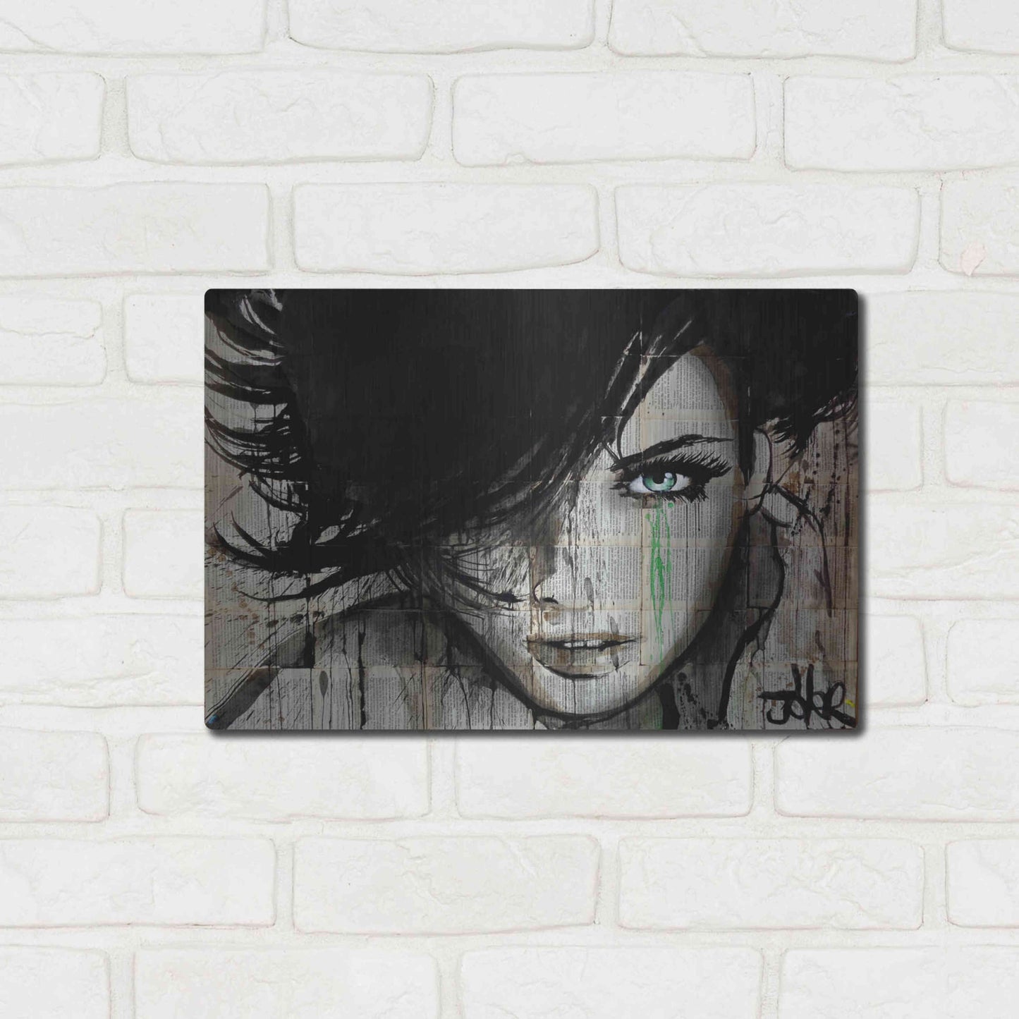 Luxe Metal Art 'Things Happen' by Loui Jover, Metal Wall Art,16x12