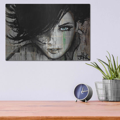 Luxe Metal Art 'Things Happen' by Loui Jover, Metal Wall Art,16x12