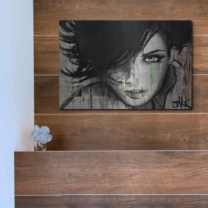 Luxe Metal Art 'Things Happen' by Loui Jover, Metal Wall Art,16x12