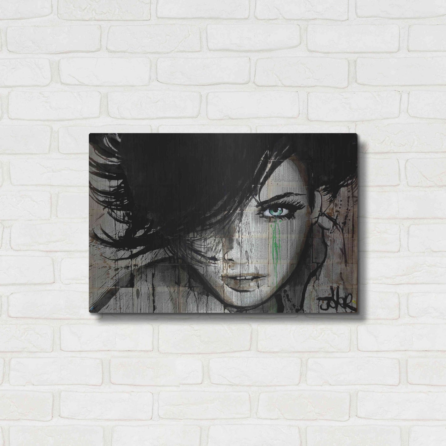 Luxe Metal Art 'Things Happen' by Loui Jover, Metal Wall Art,24x16