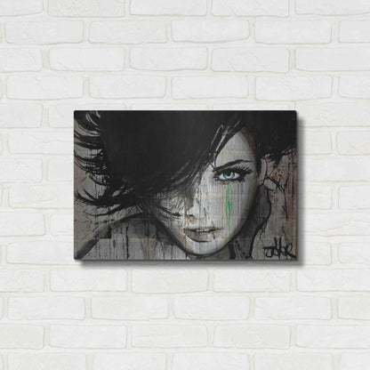 Luxe Metal Art 'Things Happen' by Loui Jover, Metal Wall Art,24x16