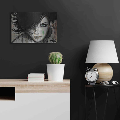 Luxe Metal Art 'Things Happen' by Loui Jover, Metal Wall Art,24x16