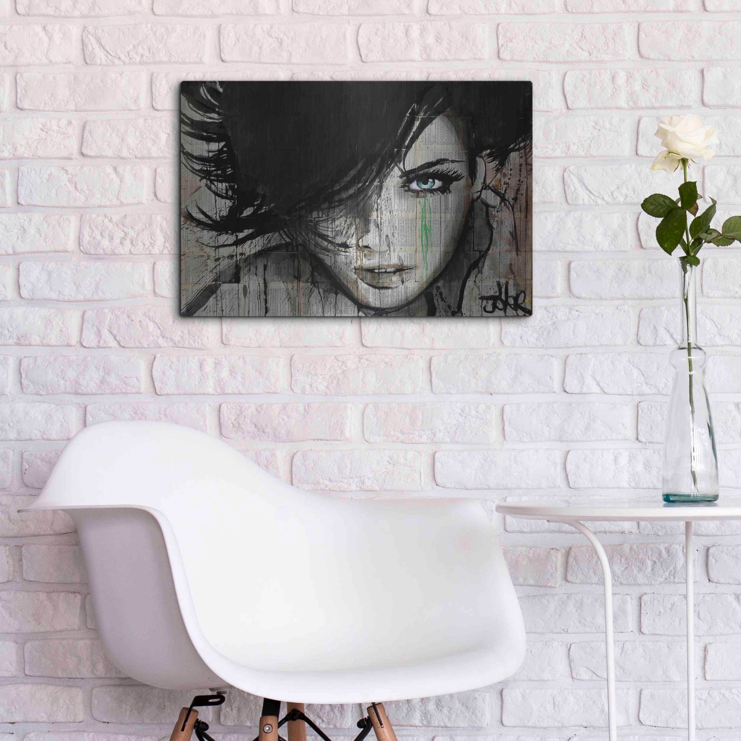 Luxe Metal Art 'Things Happen' by Loui Jover, Metal Wall Art,24x16