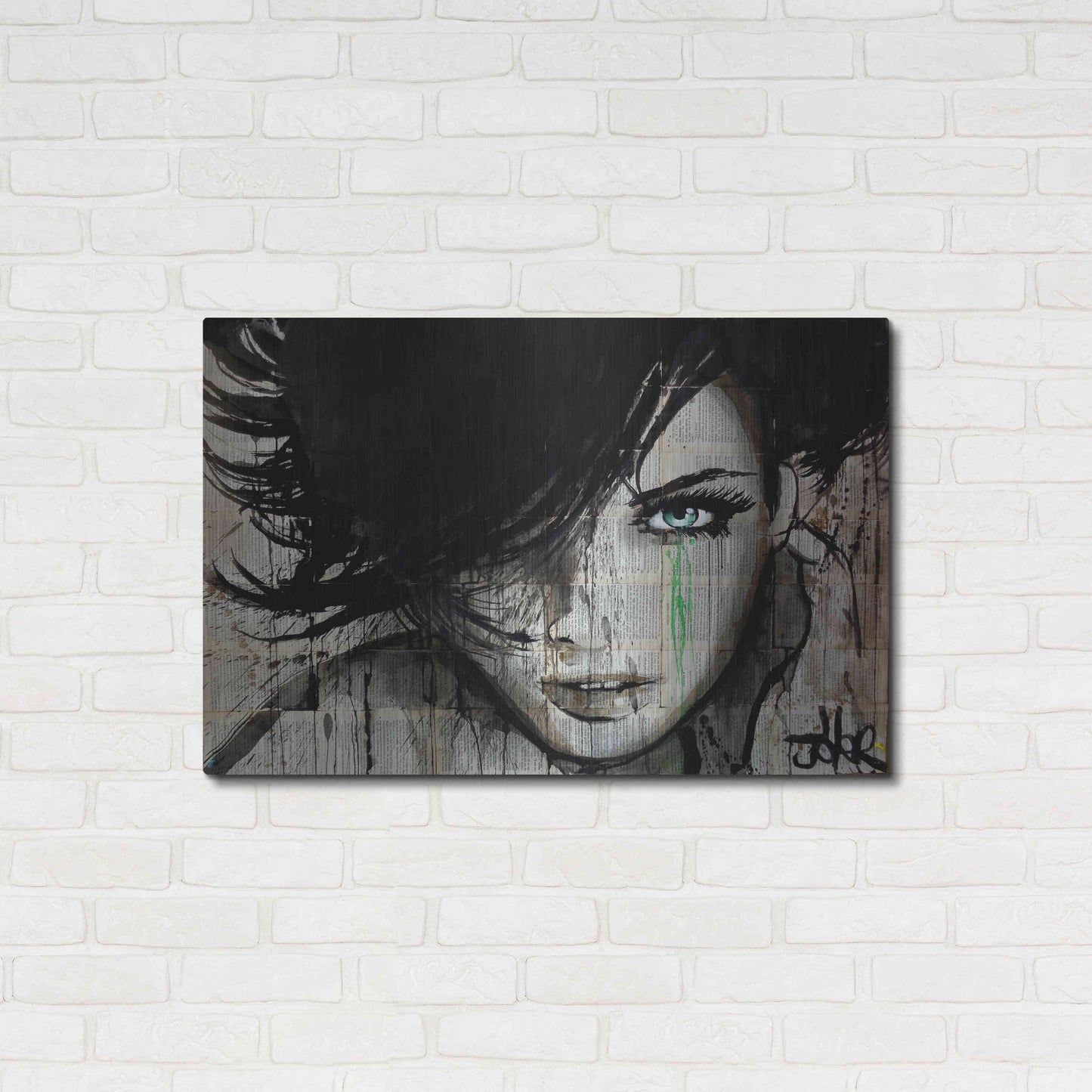 Luxe Metal Art 'Things Happen' by Loui Jover, Metal Wall Art,36x24