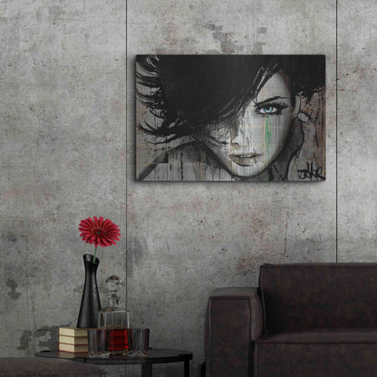 Luxe Metal Art 'Things Happen' by Loui Jover, Metal Wall Art,36x24