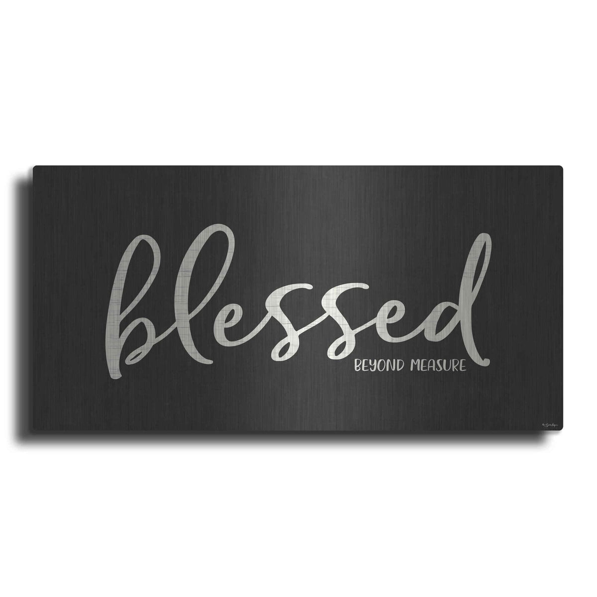 'Blessed' by Susie Boyer – Metal Wall Art