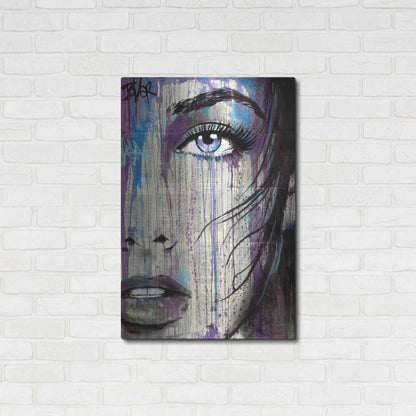 Luxe Metal Art 'Indigo Feeling' by Loui Jover, Metal Wall Art,24x36