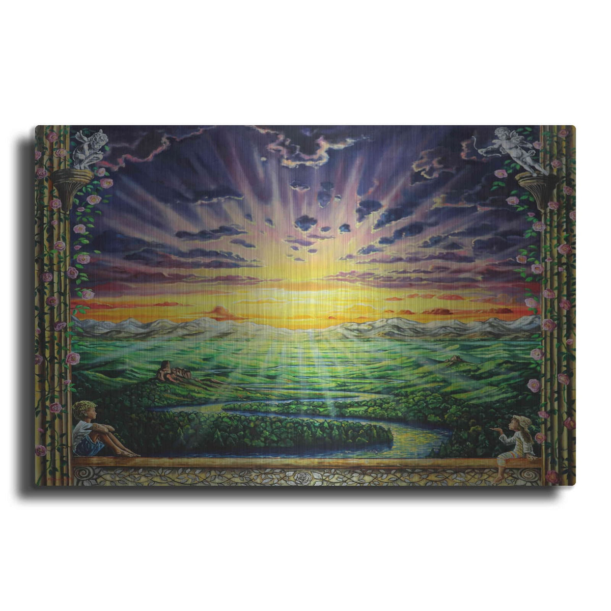'Window To Paradise' by Jan Kasparec – Metal Wall Art