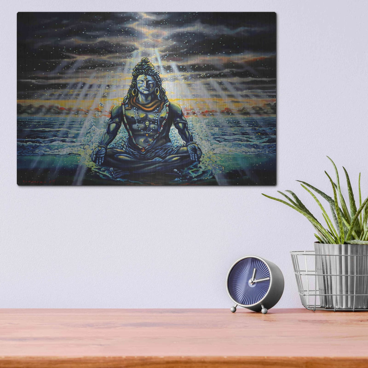 'Shiva' by Jan Kasparec – Metal Wall Art, 16x12 room view