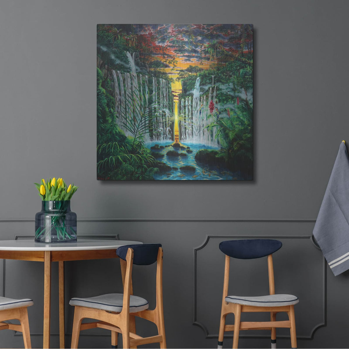 'Paradise' by Jan Kasparec – Metal Wall Art, 36x36 room view