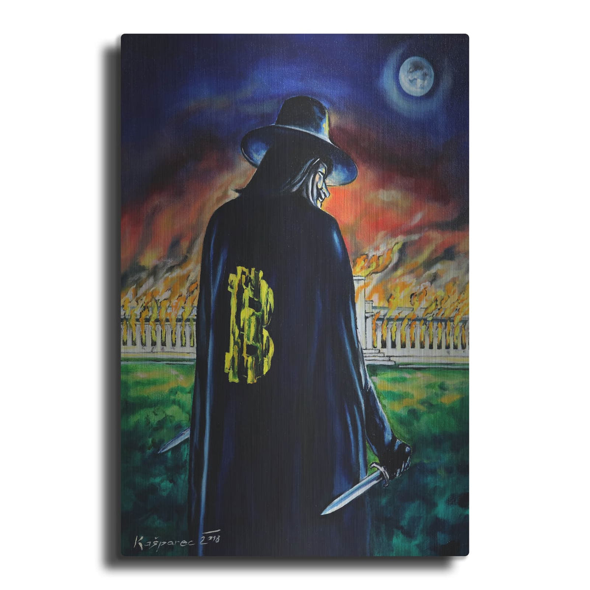 'Mr V And Fed' by Jan Kasparec – Metal Wall Art