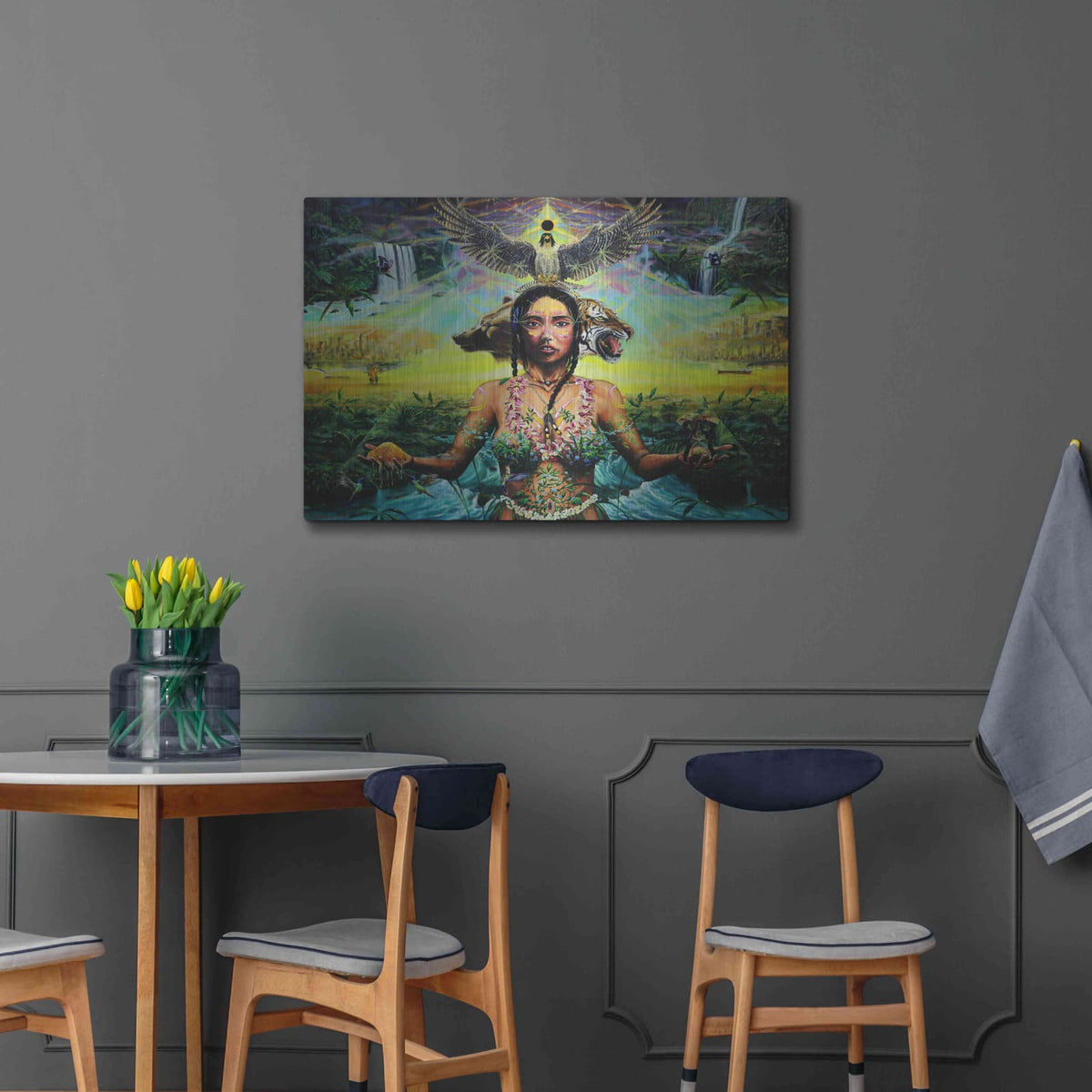'Gaia Sacrifice' by Jan Kasparec – Metal Wall Art, 36x24 room view