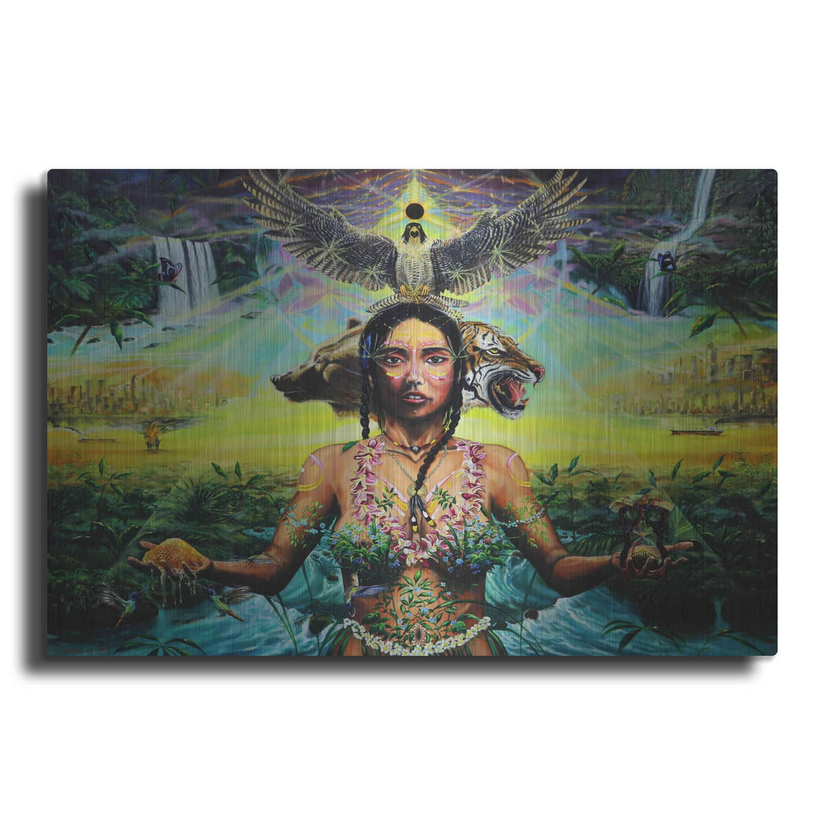 'Gaia Sacrifice' by Jan Kasparec – Metal Wall Art