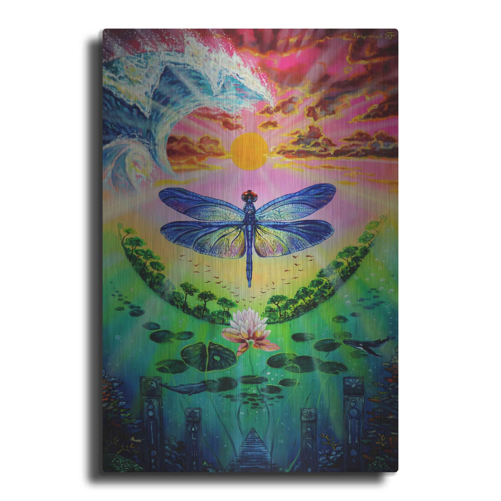 'Dragonfly' by Jan Kasparec – Metal Wall Art