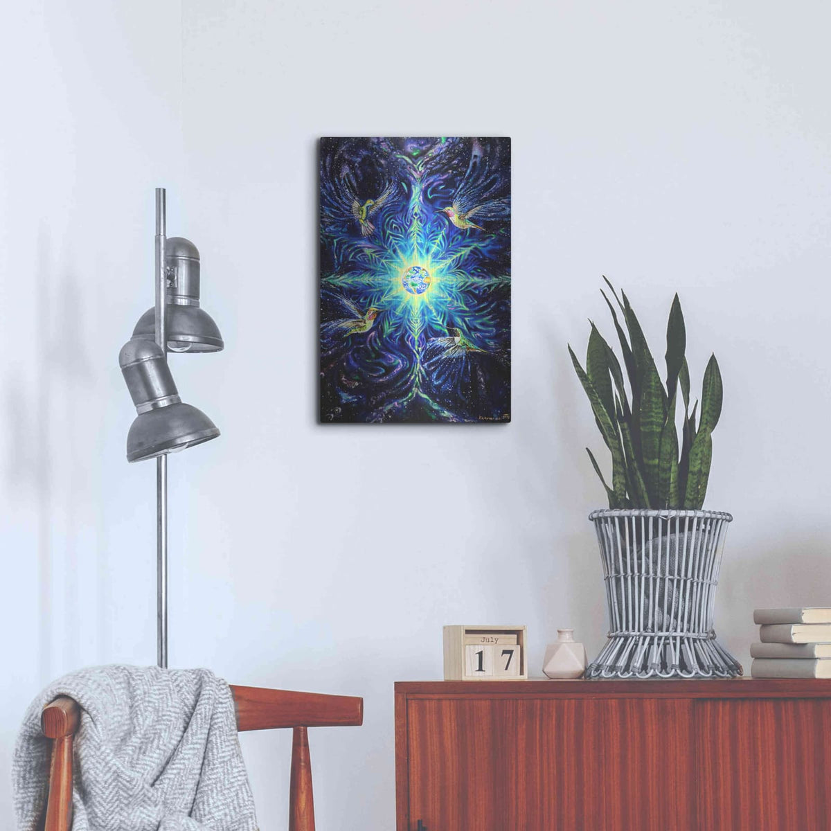 'Anahata' by Jan Kasparec – Metal Wall Art, 16x24 room view