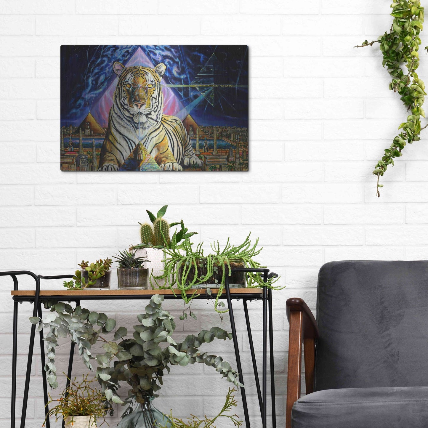 Luxe Metal Art 'Activate' by Jan Kasparec, Metal Wall Art,16x12