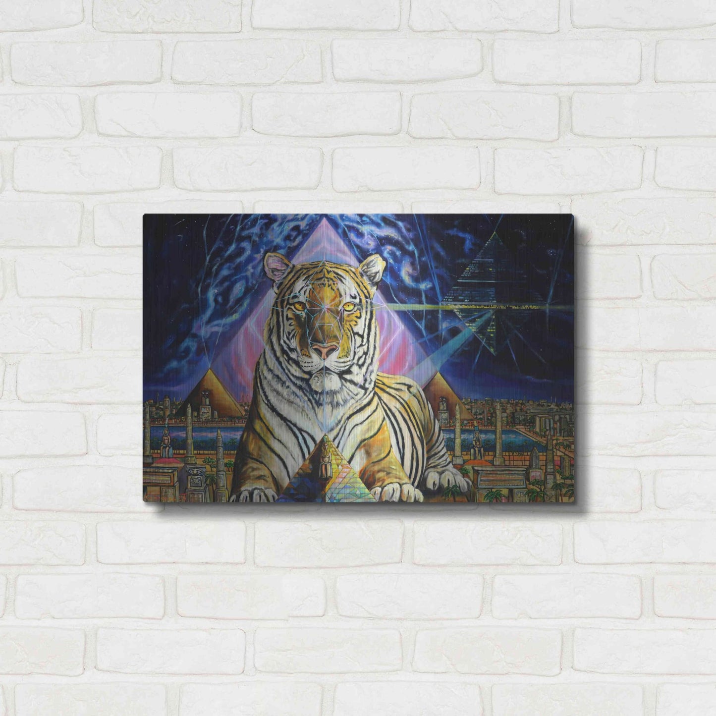 Luxe Metal Art 'Activate' by Jan Kasparec, Metal Wall Art,24x16