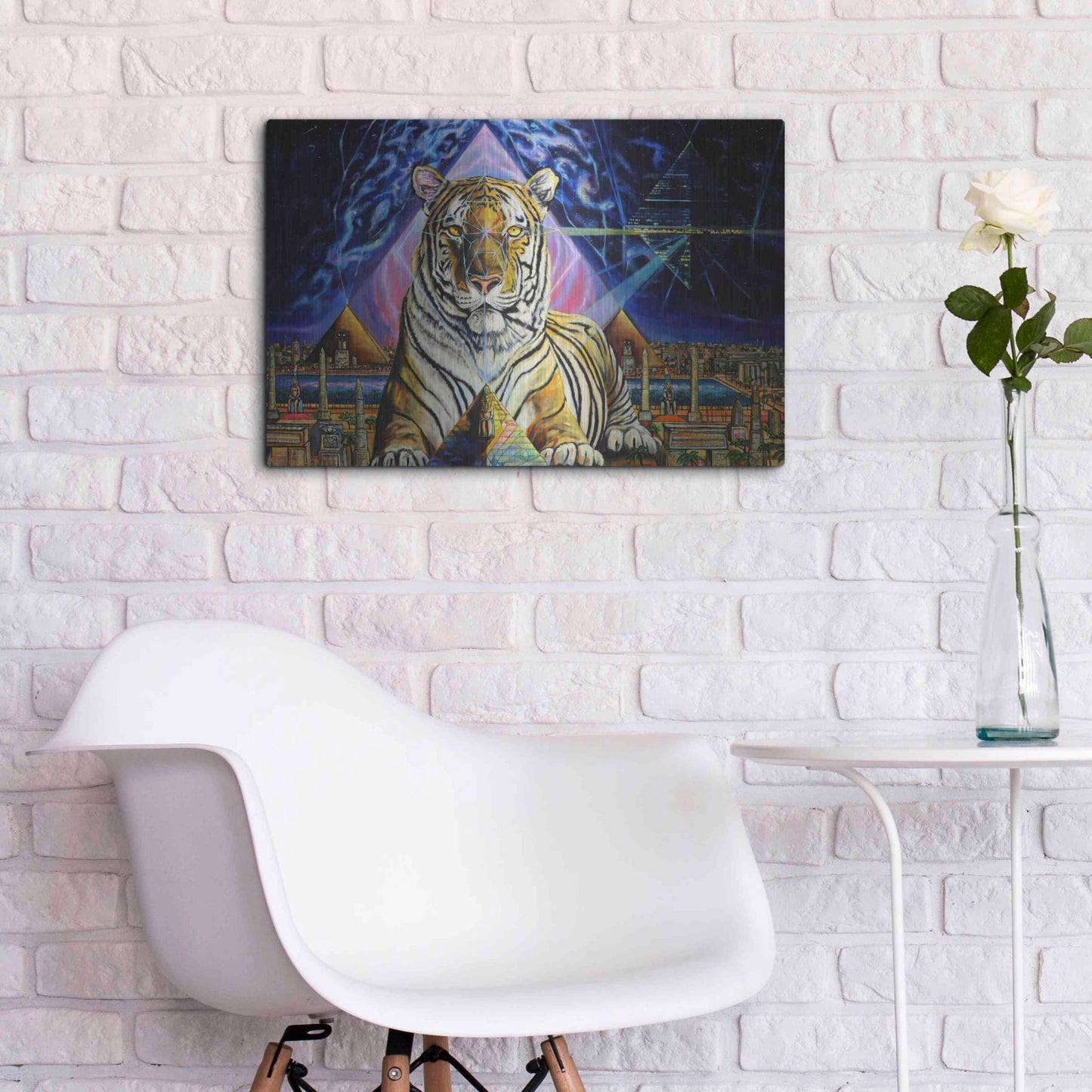 Luxe Metal Art 'Activate' by Jan Kasparec, Metal Wall Art,24x16