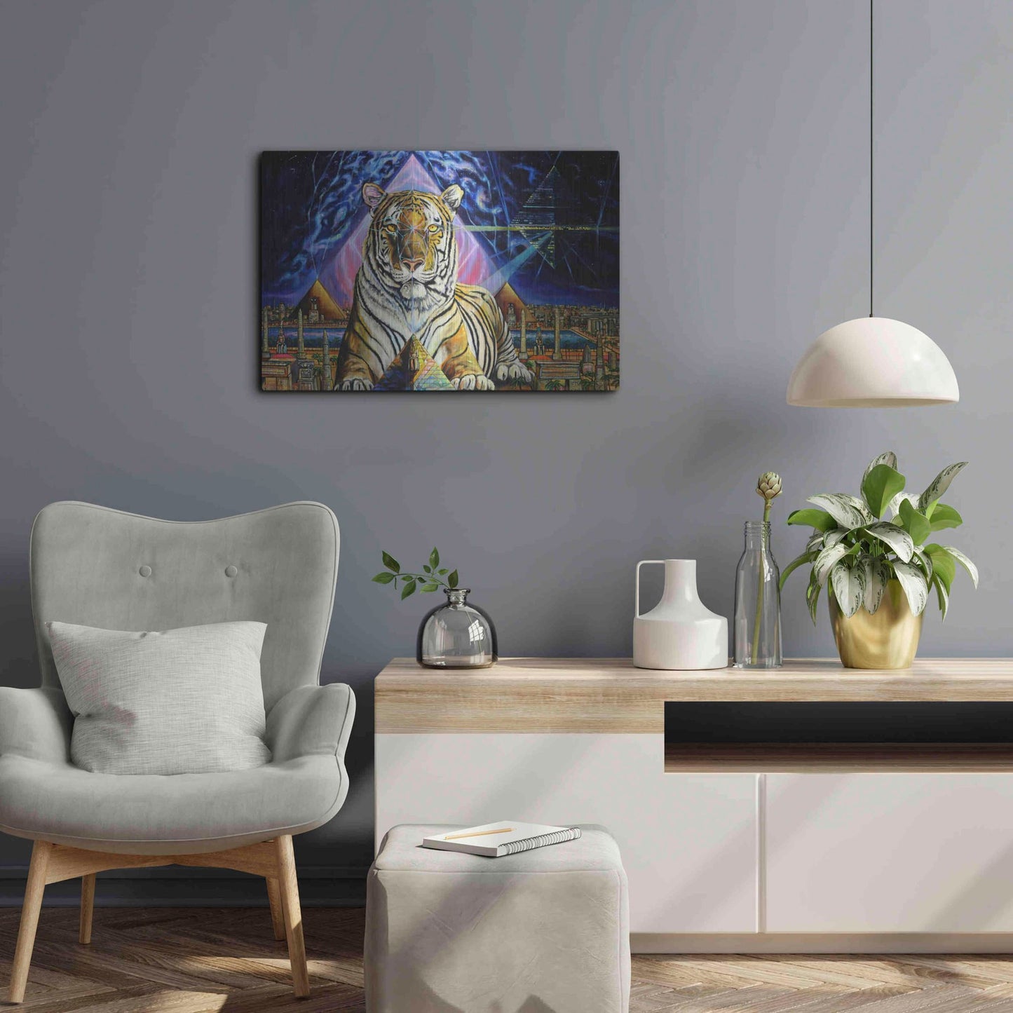 Luxe Metal Art 'Activate' by Jan Kasparec, Metal Wall Art,24x16