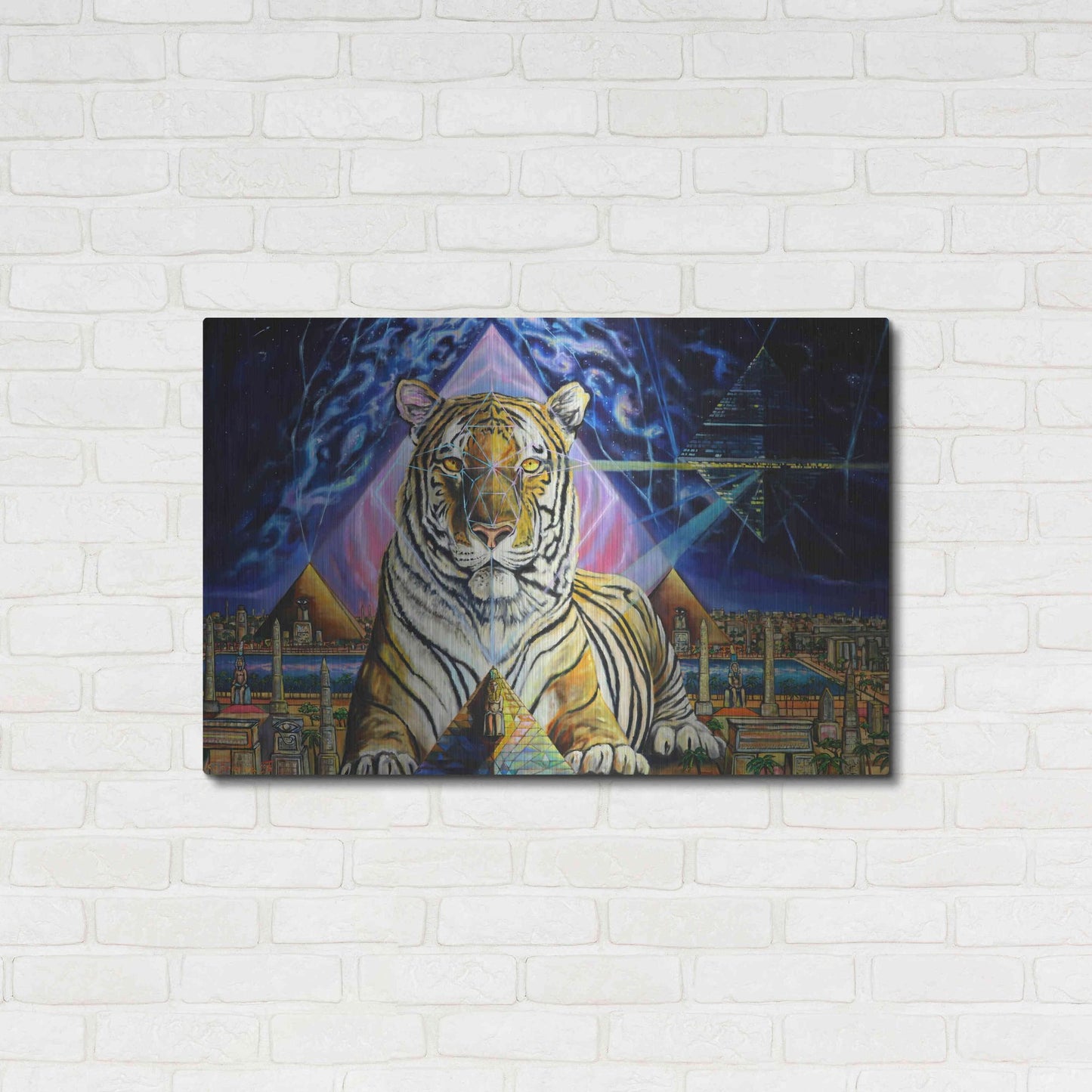 Luxe Metal Art 'Activate' by Jan Kasparec, Metal Wall Art,36x24