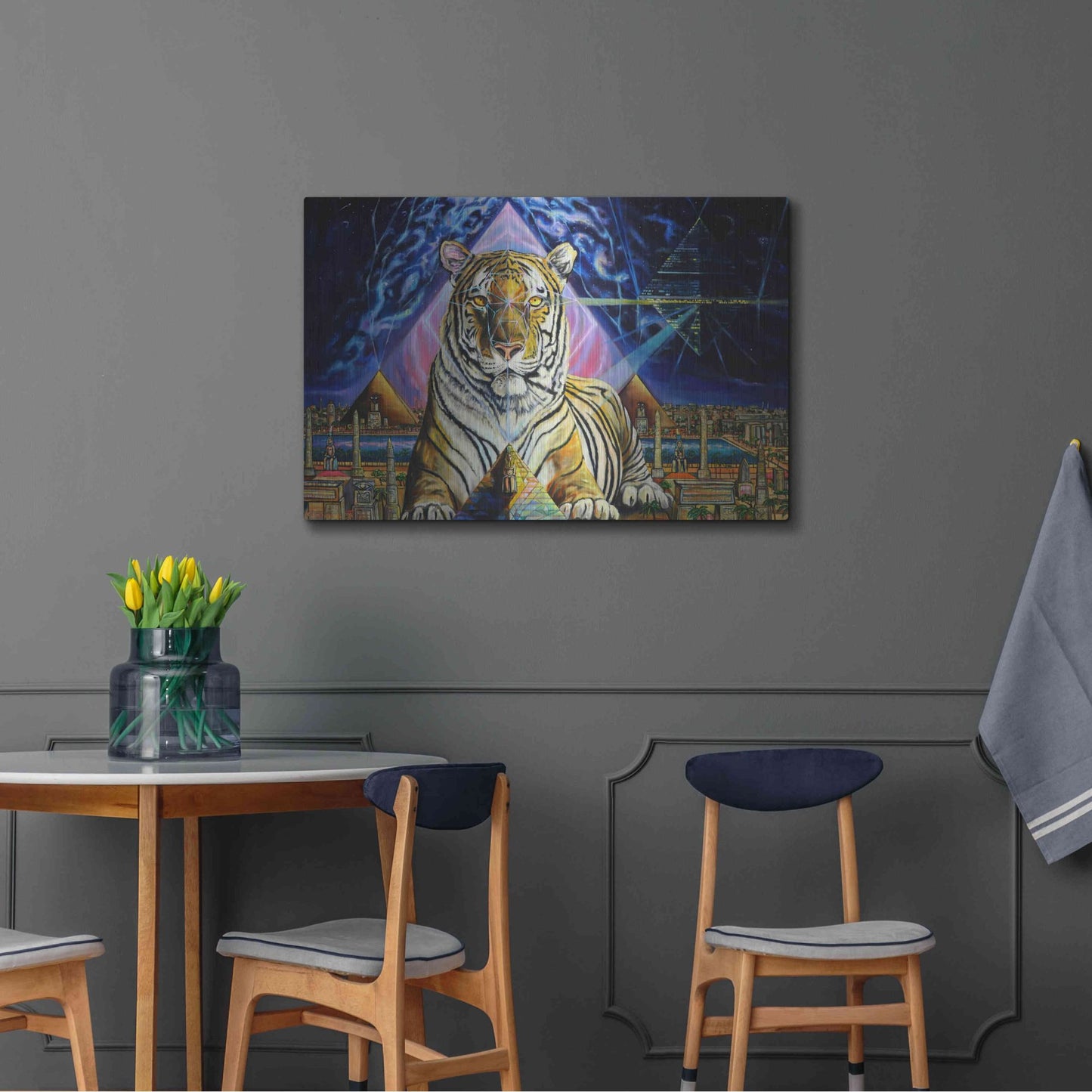 Luxe Metal Art 'Activate' by Jan Kasparec, Metal Wall Art,36x24