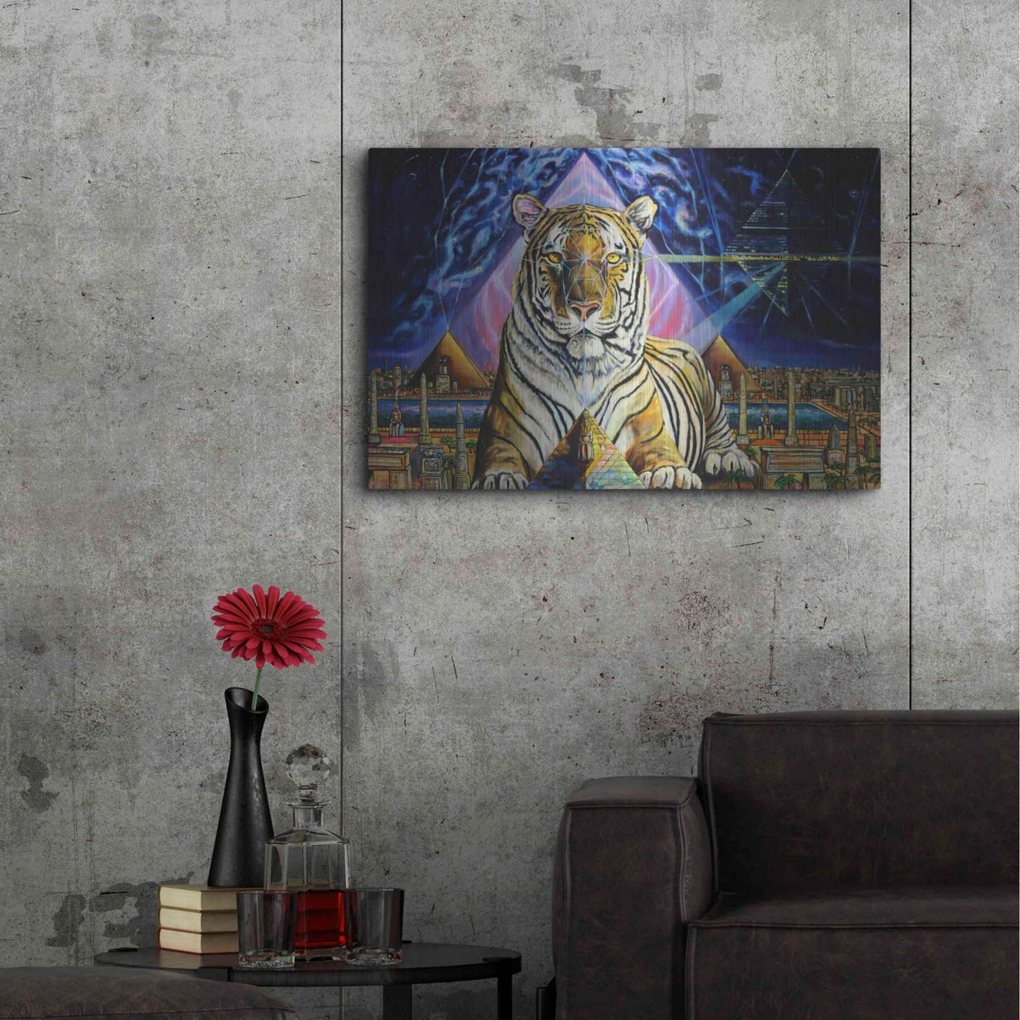 Luxe Metal Art 'Activate' by Jan Kasparec, Metal Wall Art,36x24