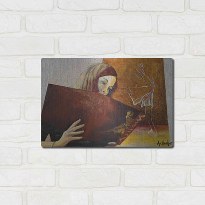 Luxe Metal Art 'The Viewer' by Samedin Asllani, Metal Wall Art,16x12