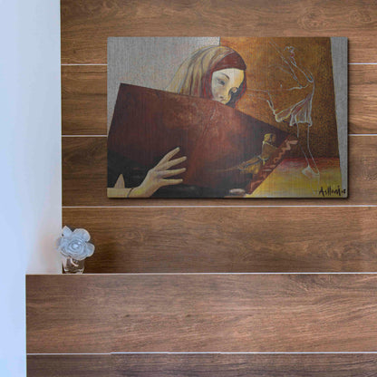 Luxe Metal Art 'The Viewer' by Samedin Asllani, Metal Wall Art,16x12