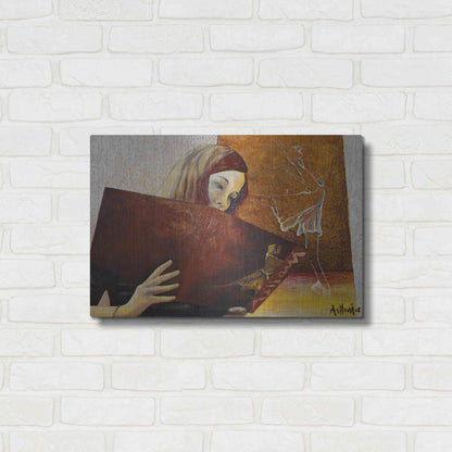 Luxe Metal Art 'The Viewer' by Samedin Asllani, Metal Wall Art,24x16