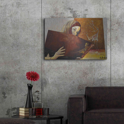 Luxe Metal Art 'The Viewer' by Samedin Asllani, Metal Wall Art,36x24