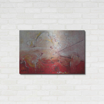 Luxe Metal Art 'Violinist' by Samedin Asllani, Metal Wall Art,36x24