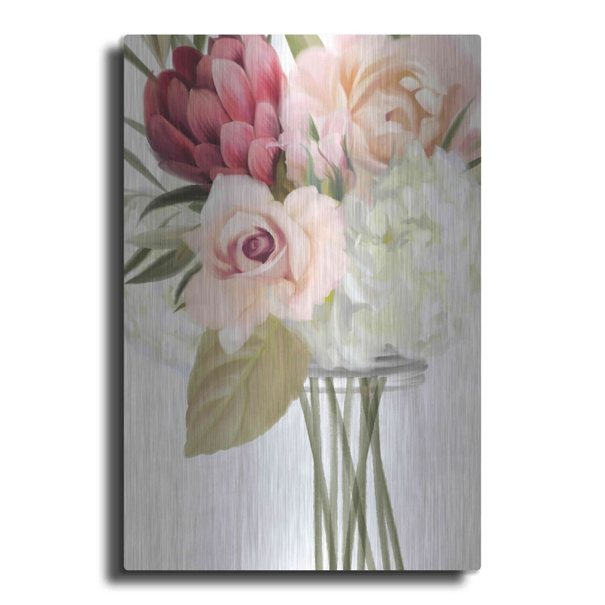 'Spring Mason Jar' by House Fenway – Metal Wall Art