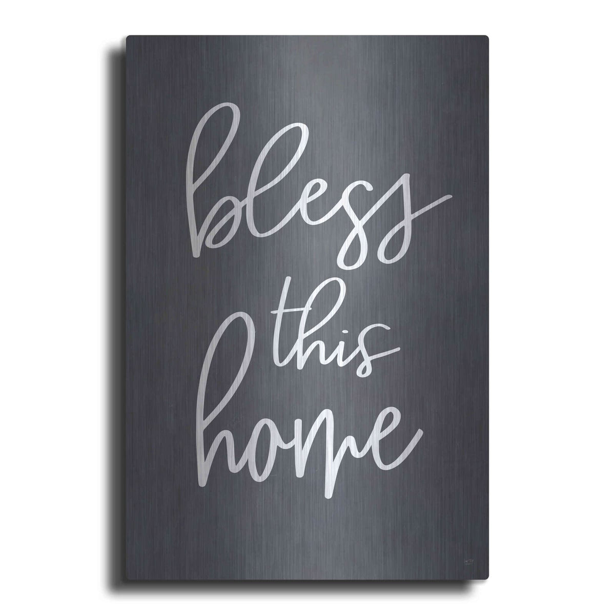 'Bless This Home' by Lux + Me – Metal Wall Art