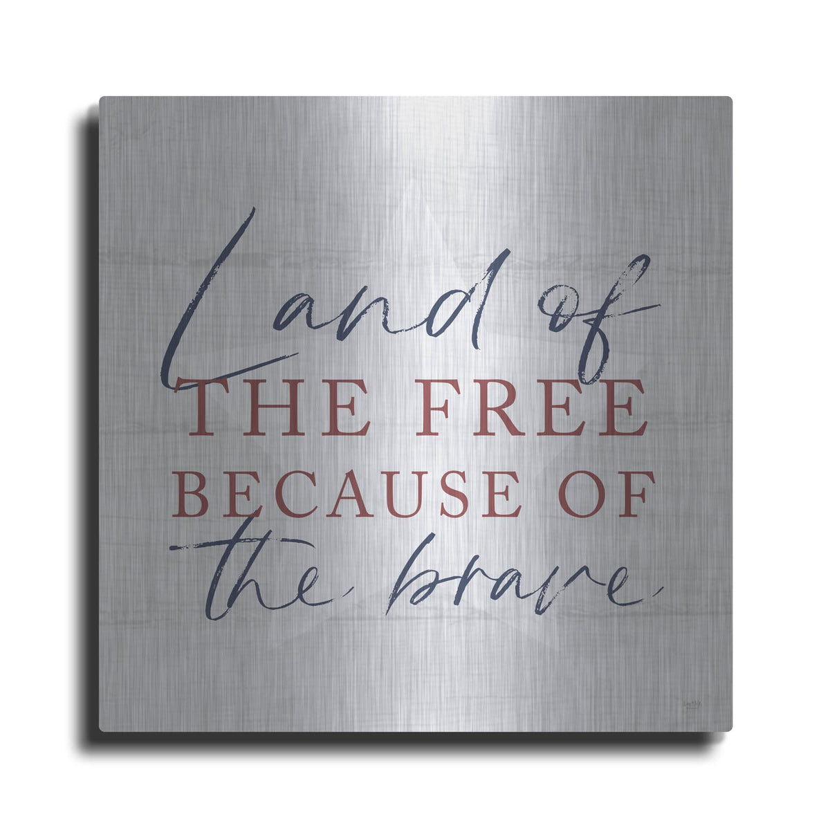 'Land of the Free' by Lux + Me – Metal Wall Art