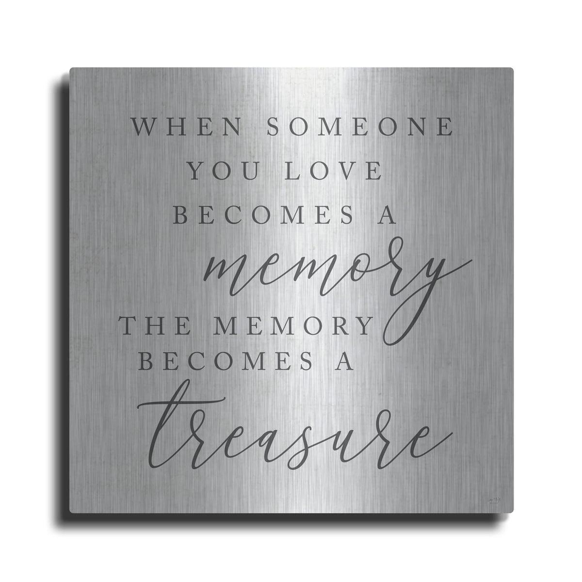 'Treasured Memory' by Lux + Me – Metal Wall Art