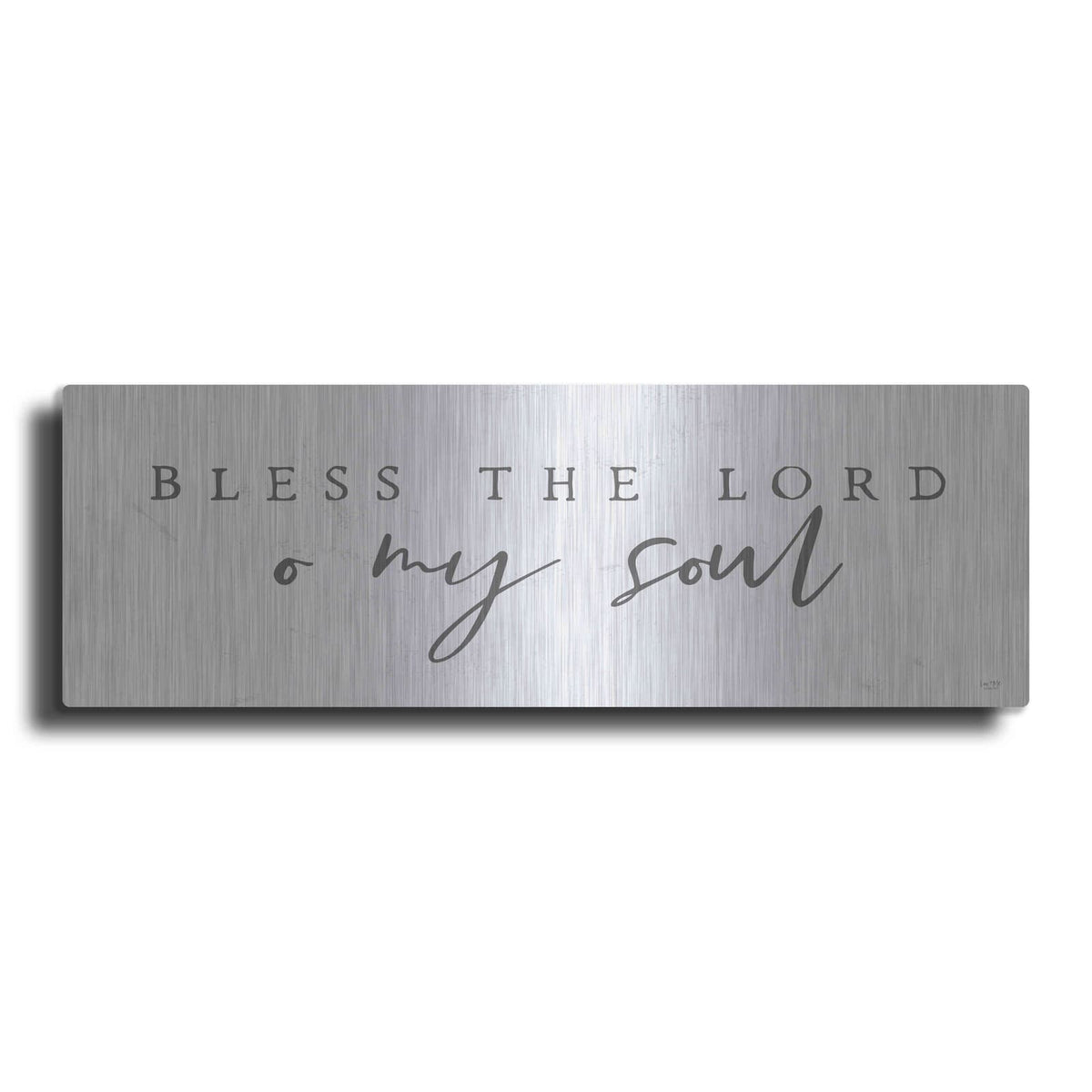 'Bless the Lord' by Lux + Me – Metal Wall Art