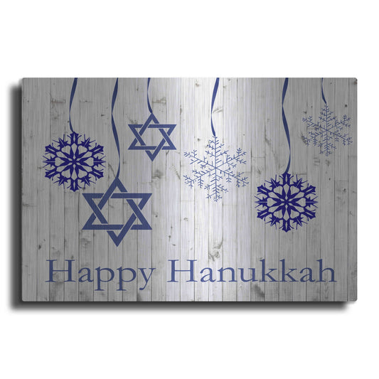 Luxe Metal Art 'Punny Hanukkah Collection A' by Alicia Ludwig, Metal Wall Art
