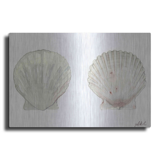 Luxe Metal Art 'Tidal Treasure IV' by Alicia Ludwig, Metal Wall Art