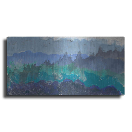 Luxe Metal Art 'Appalachian Trail I' by Alicia Ludwig, Metal Wall Art