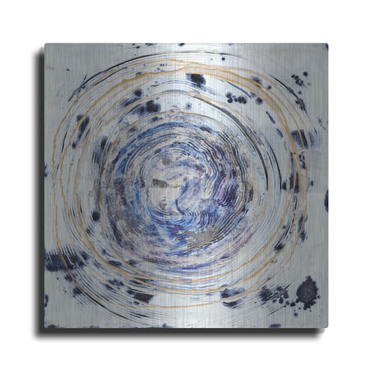 Luxe Metal Art 'Whorl I' by Alicia Ludwig, Metal Wall Art