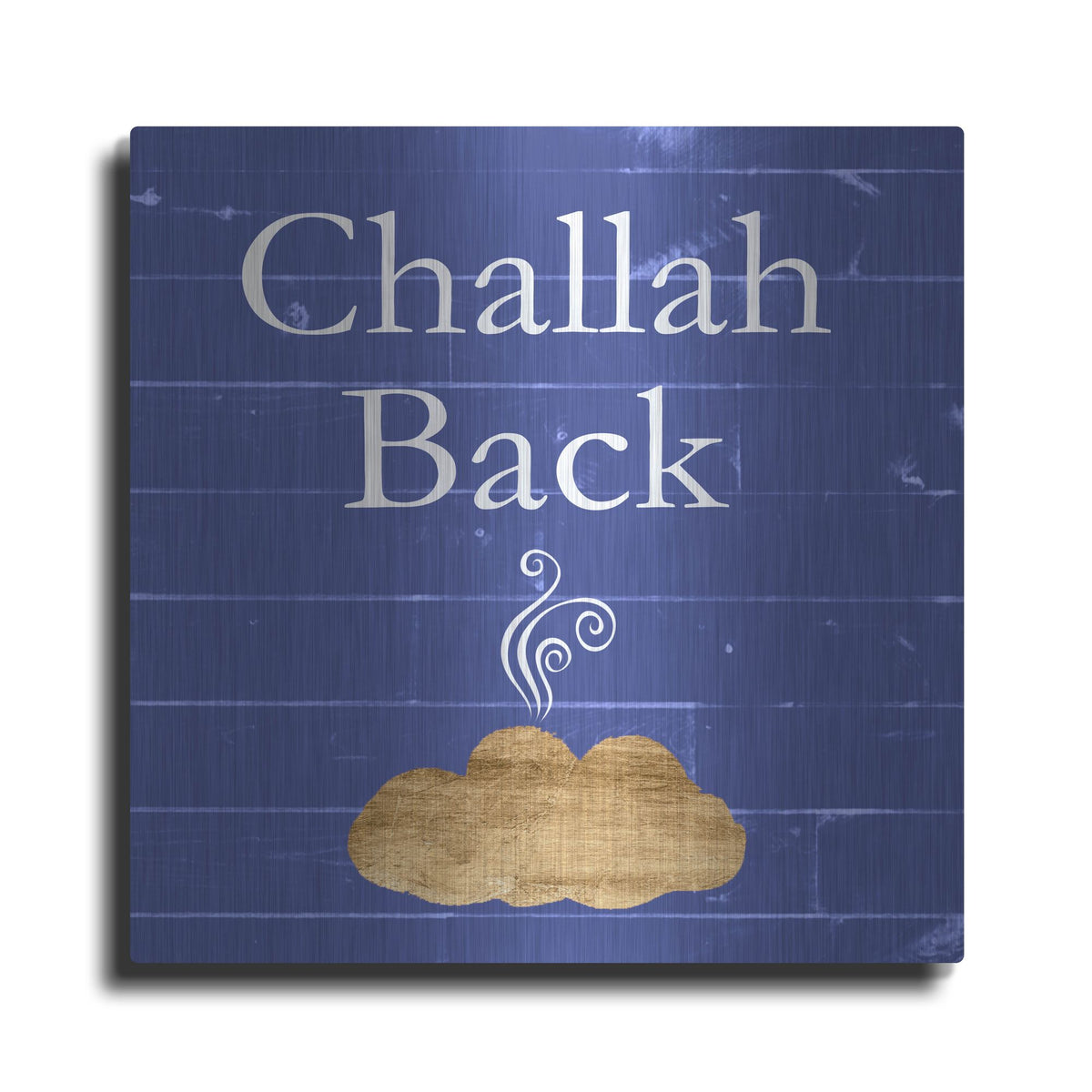 Luxe Metal Art 'Punny Hanukkah Collection C' by Alicia Ludwig, Metal Wall Art