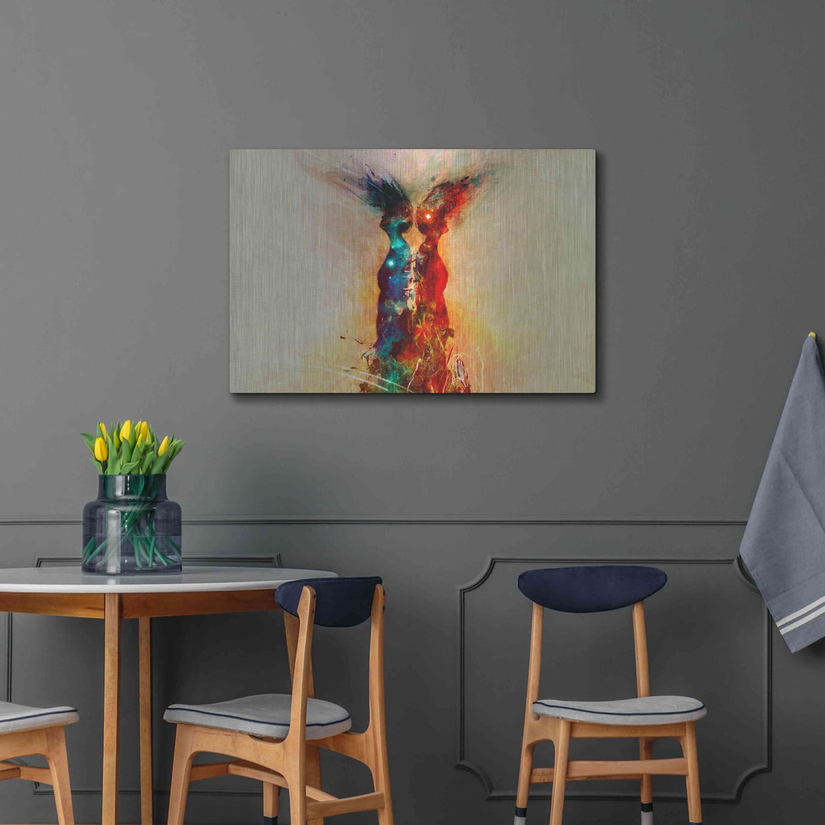 'Binary' by Mario Sanchez Nevado – Metal Wall Art, 36x24 room view